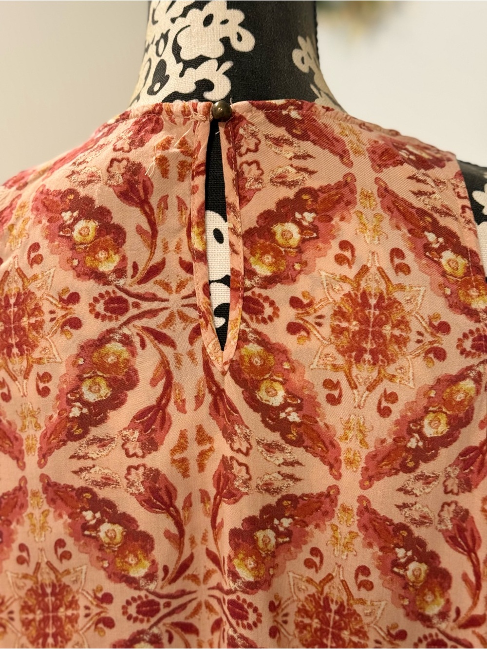 Taylor & Sage Boho Floral Swing Dress Size Small - Picture 5 of 7